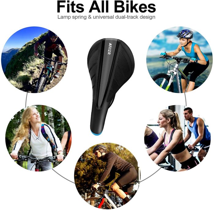 OKBONN Mountain Bike Seat,Professional Replacement Thin Bicycle Seats for Women Men, Waterproof Bikes Saddle for Mountain Bikes,Road Bikes,Fitness Bikes - Image 7